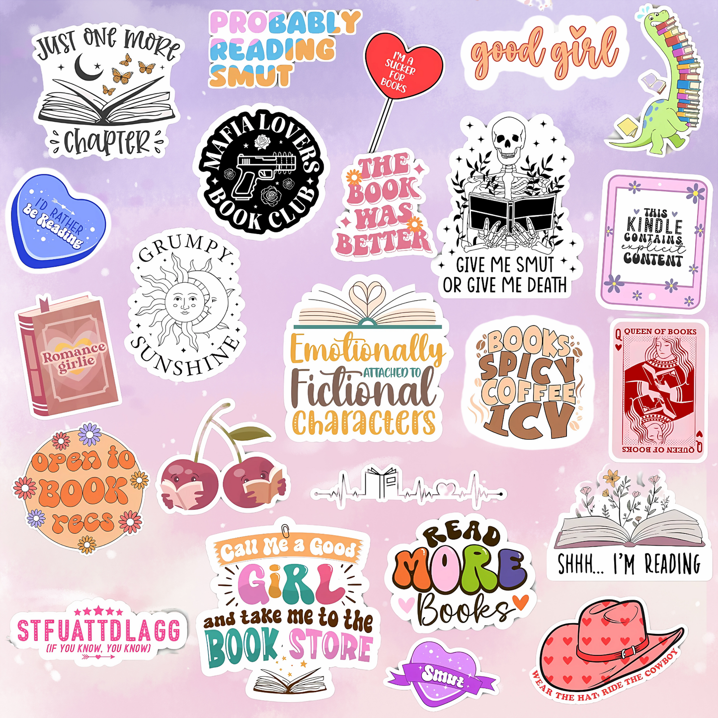 120 Pcs Book Stickers for Kindle